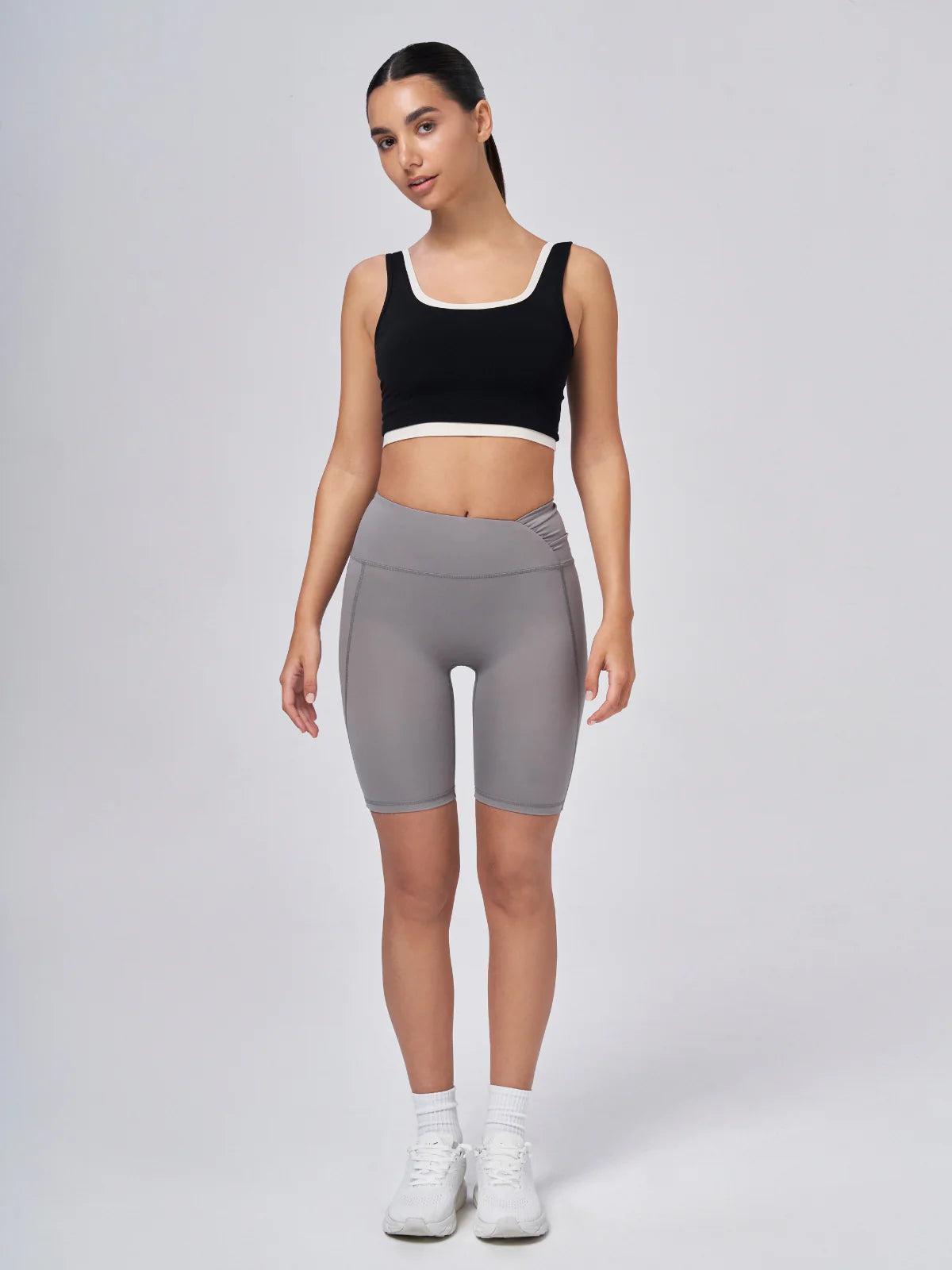 Biker gris mujer frente