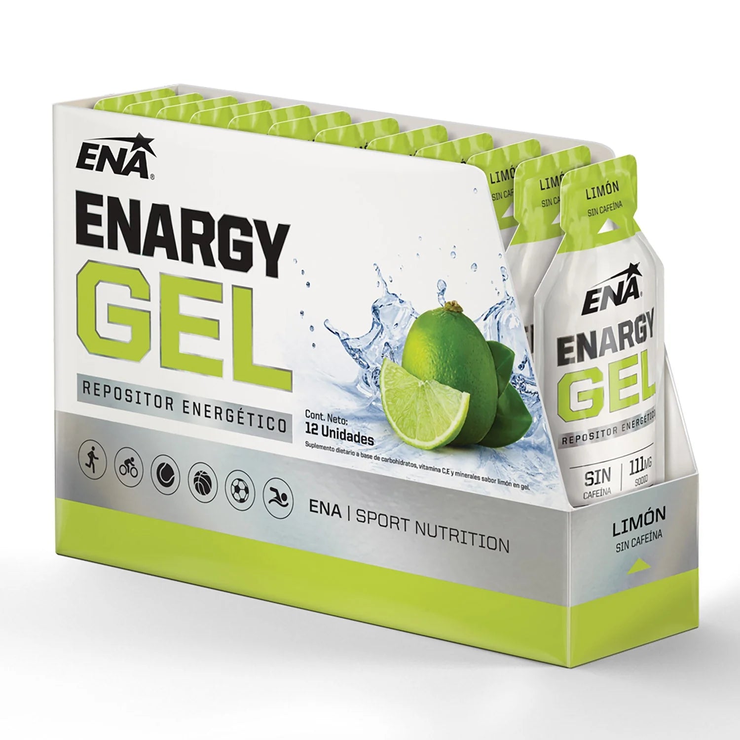 Enargy Gel Citrus 12 unidades