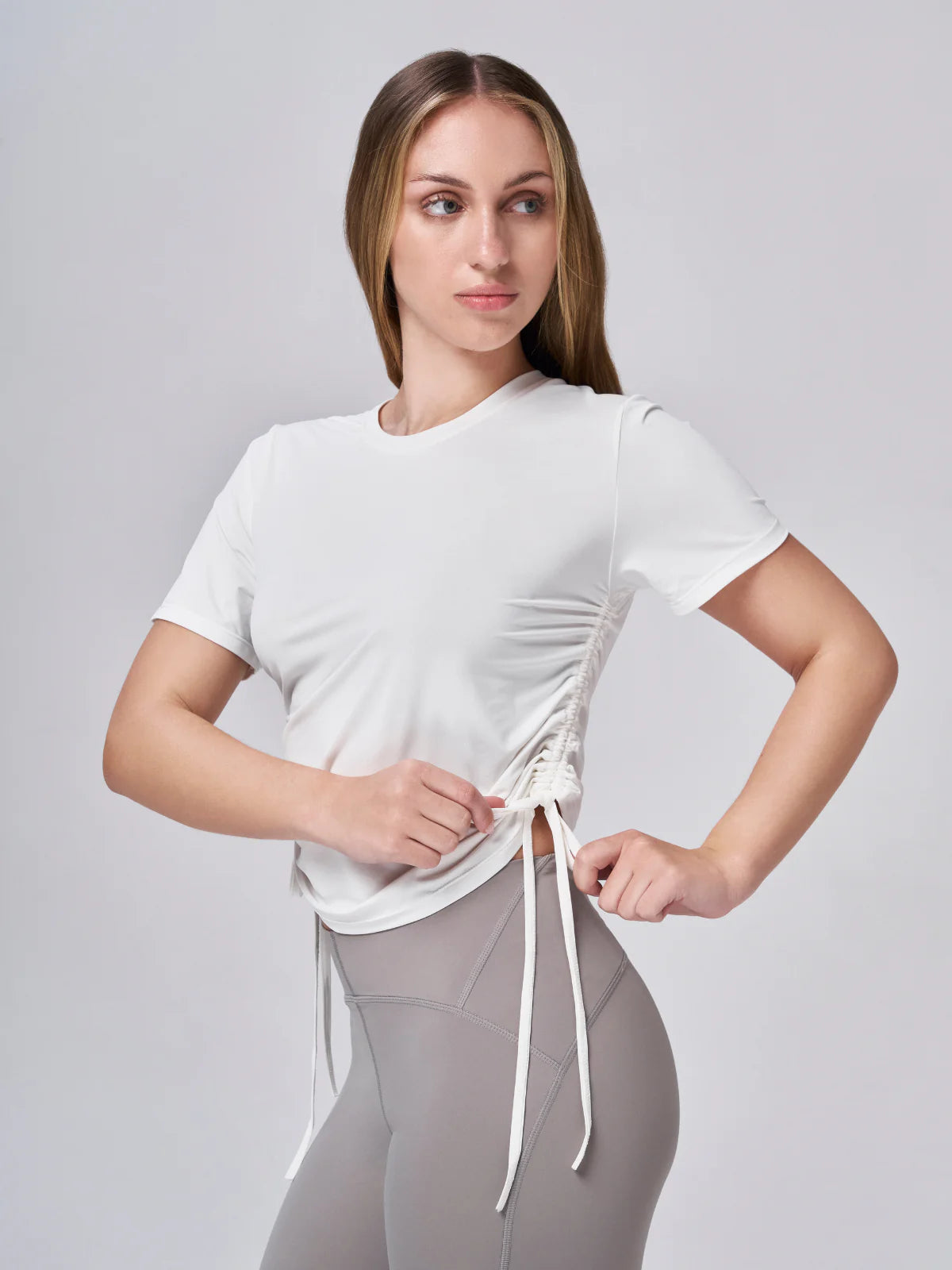 Remera Blanca Mujer Ajuste
