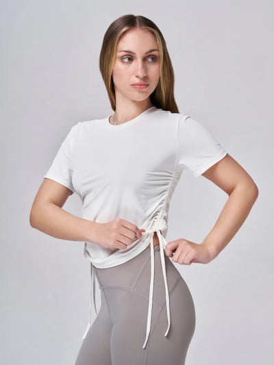 Remera Blanca Mujer Ajuste