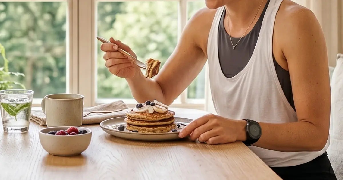 Pancakes proteicos: receta fácil con proteína en polvo