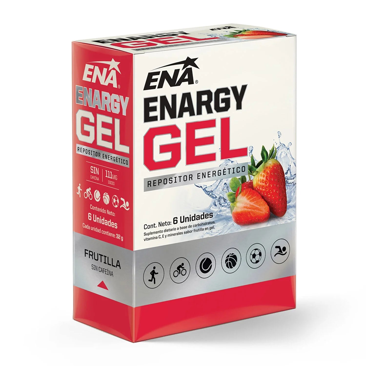 Enargy Gel 6 unidades Frutilla