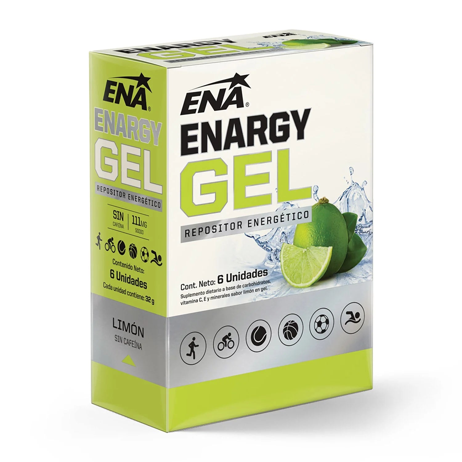 Caja Enargy Gel 6 unidades
