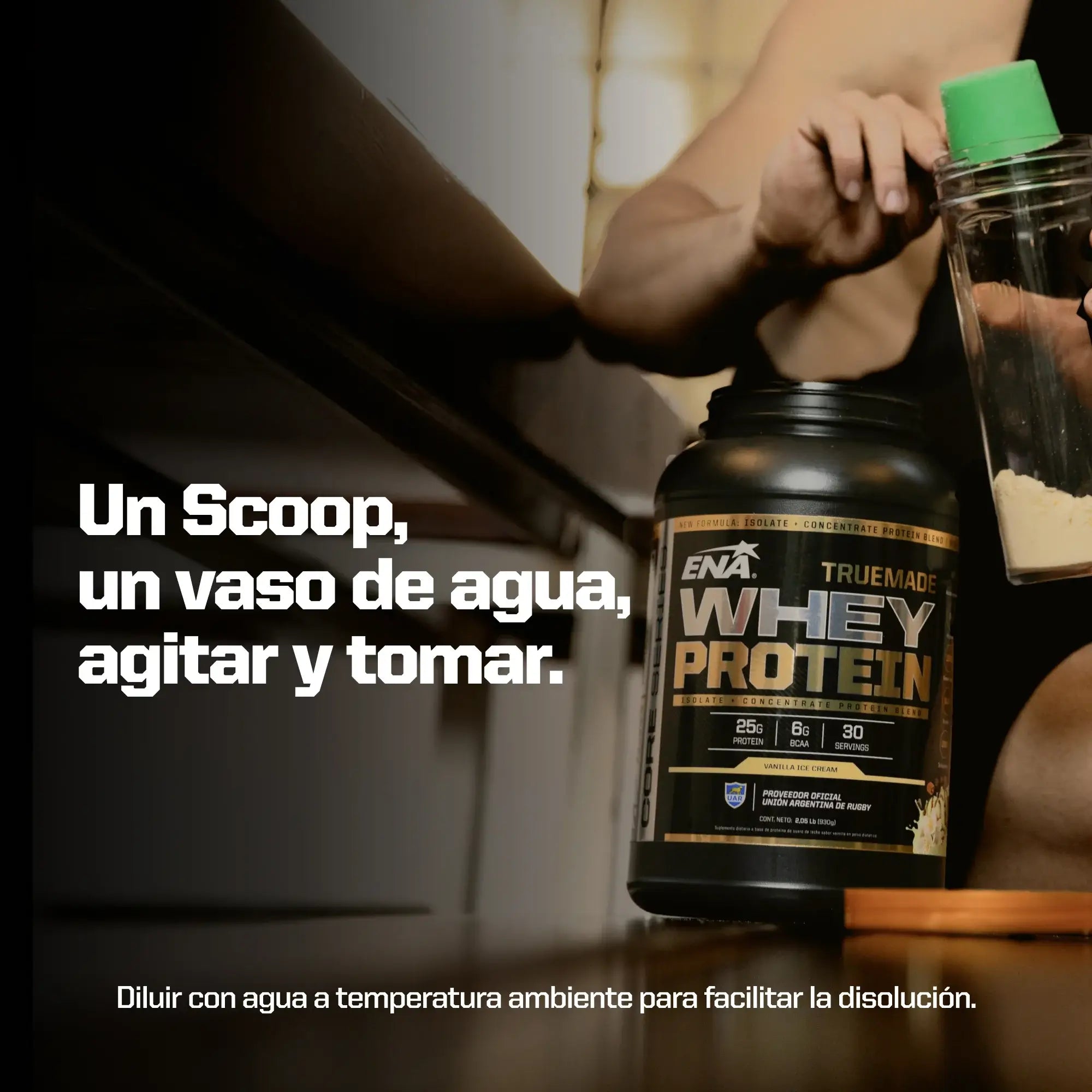 Preparación de Truemade Whey Protein