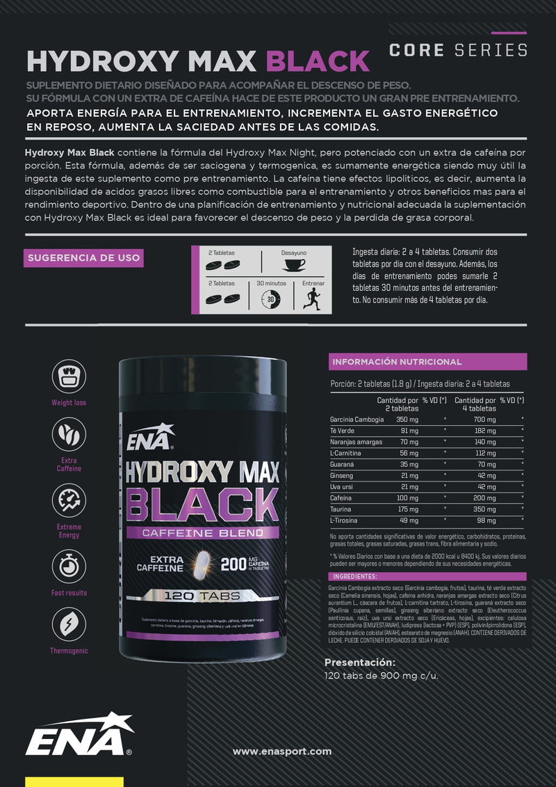 Hydroxy Max Black